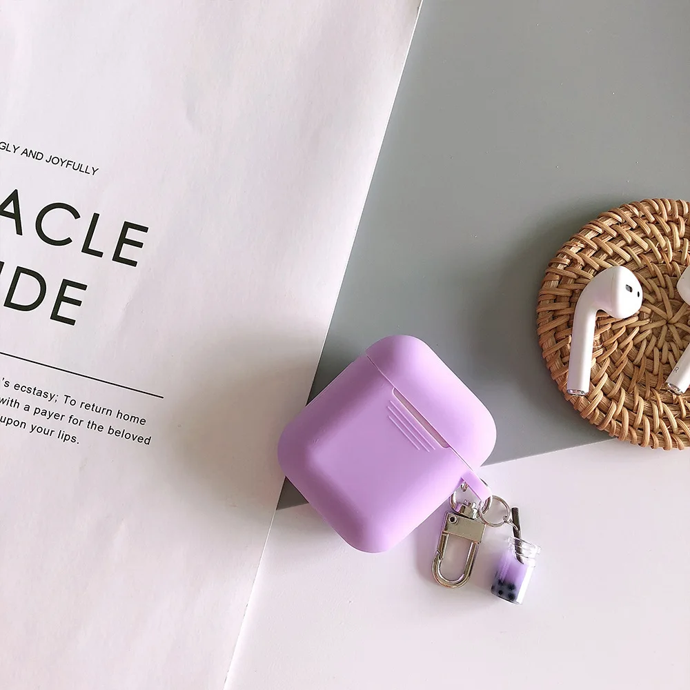 

Suitable For Apple Airpods Protective Cover Apple Earphone Pearl Soft Shell