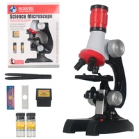 top children hd 1200x microscope kit science experiment teaching aid science toy school laboratory equipment