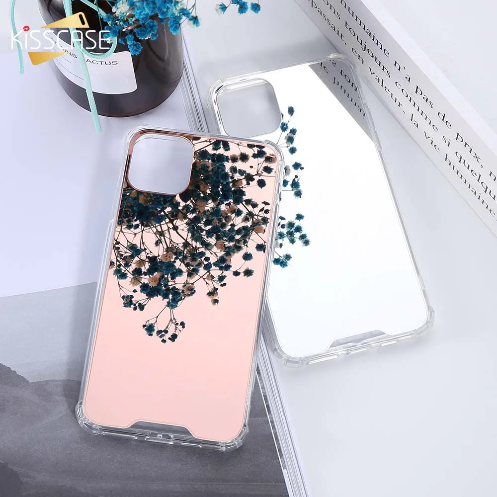 Чехол KISS прозрачный зеркальный чехол для телефона iPhone 11 Pro Max Coque защитная задняя