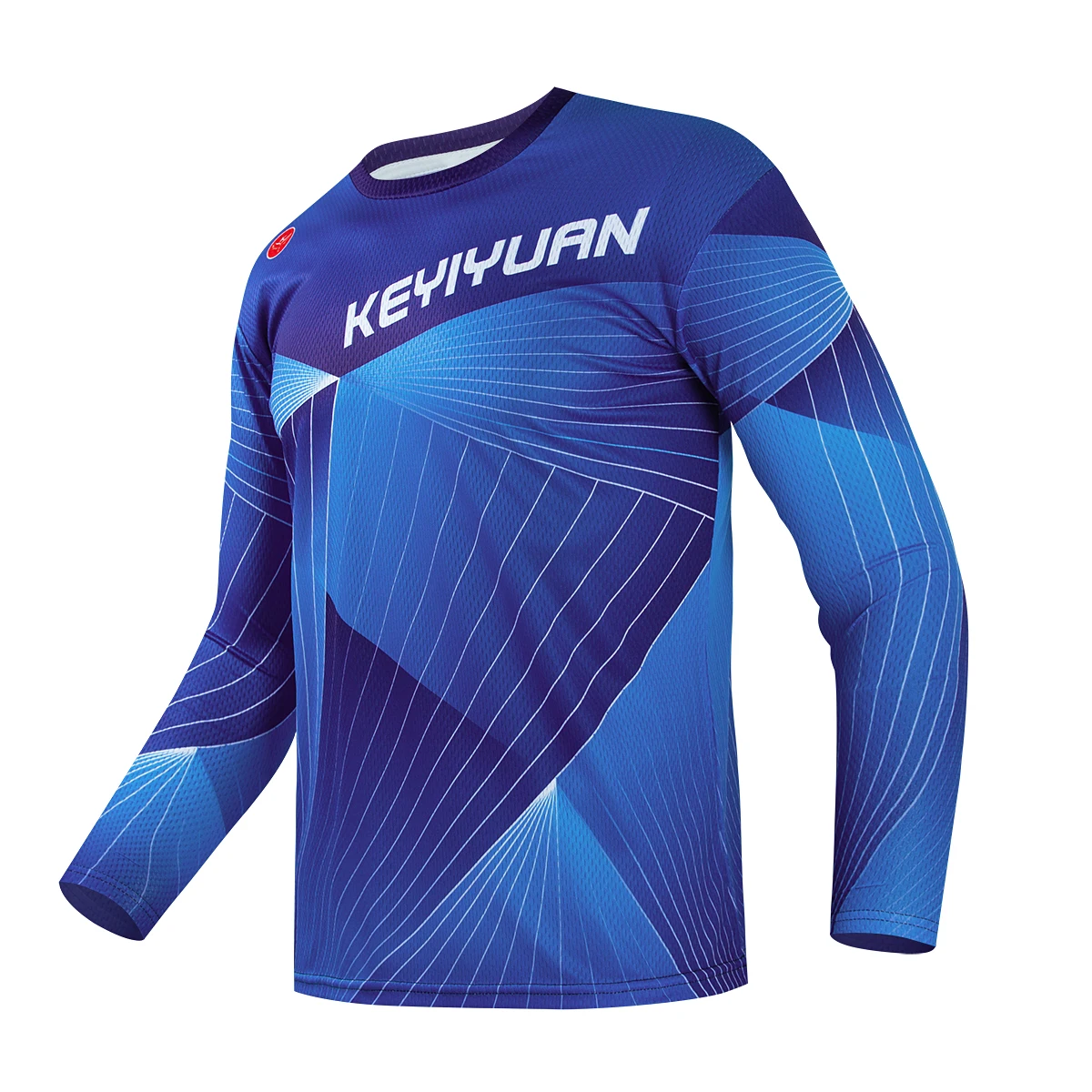 

KEYIYUAN Mens Downhill Breathable Cycling Jersey Mountain Bike Shirt Off Road Motorcycle Triathlon Sportswear Racing Wielershirt
