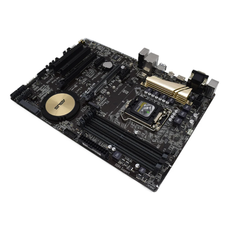 NEW ASUS H170-PRO Motherboard LGA1151 Intel H170 For Core i7i5i3 cpus Intel14nm PCI-E 3.0 USB 3.1 M.2 ATX | Компьютеры и офис