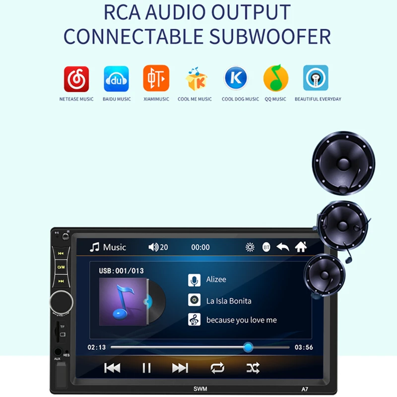 MP5 плеер с поддержкой Apple Android подключенный MP5/MP3 карт радио Bluetooth центральный