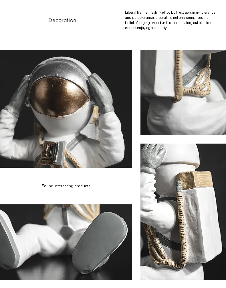 

Nordic Modern Minimalist Decoration Astronaut Resin Ornaments Crafts Living Room Decoration