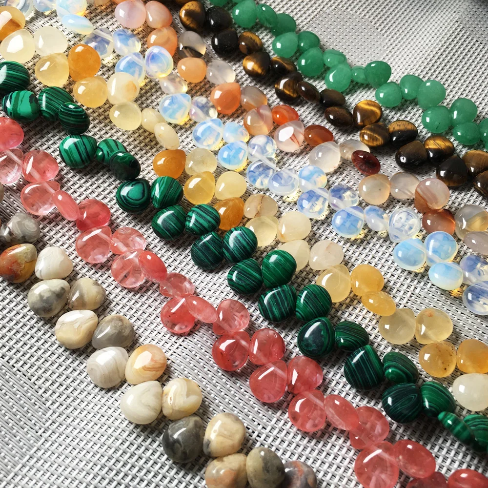 

Natural Stone Beads Horizontal Hole Drop-Shaped Semi-Precious Stone For Jewelry Making DIY Nacelace Bracelets Women Gifts