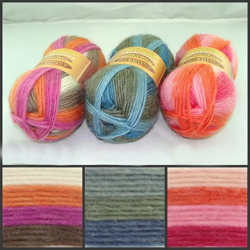 100 г/шар Высококачественная пряжа из чистой шерсти мягкая детская толстая для