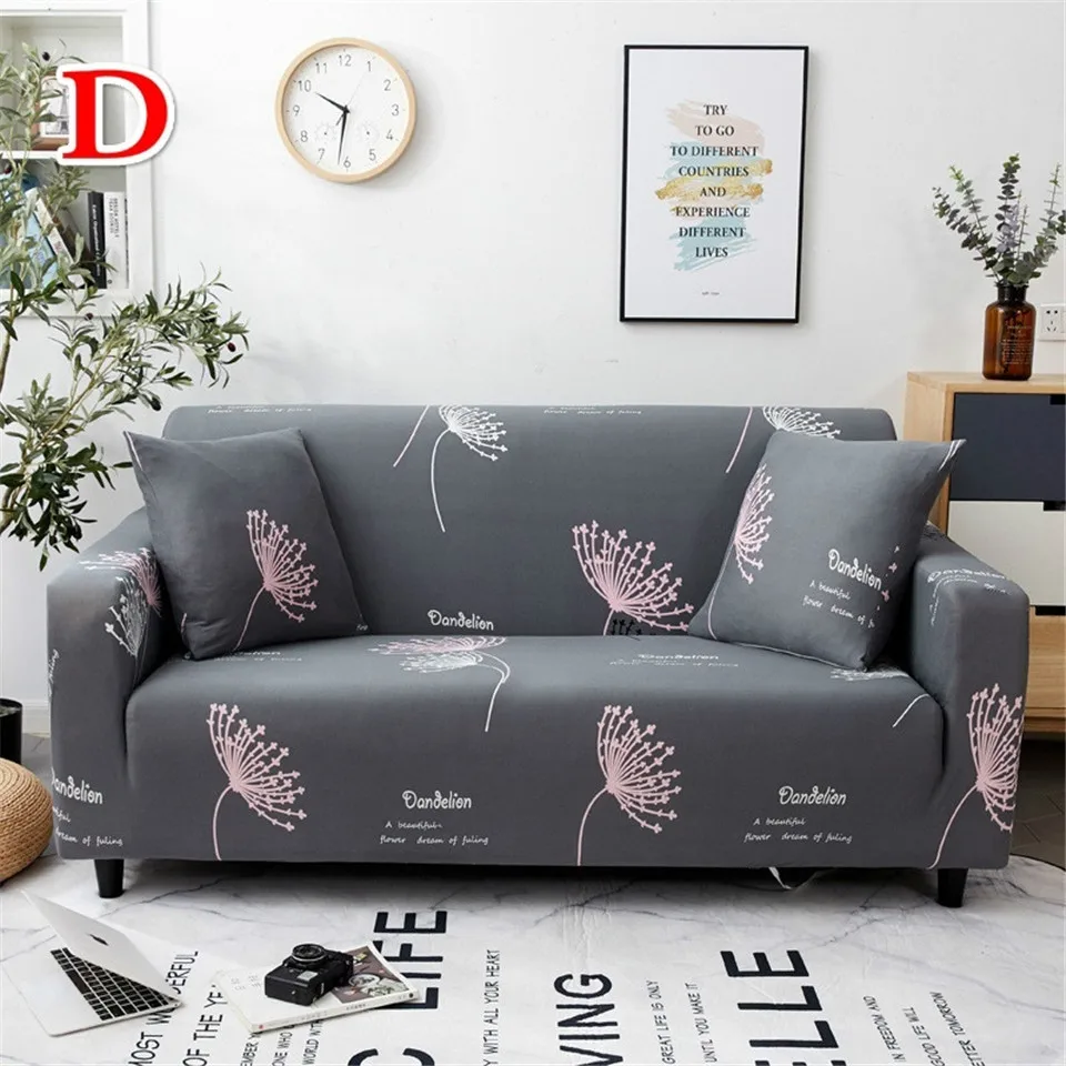 

Elastic Stretch Sofa Cover SlipcoversAll-inclusive Couch Case for Different Shape Sofa Loveseat Chair L-Style