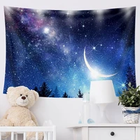 tapestry aesthetic moon psychedelic macrame wall hanging witchcraft carpet wall cloth mandala trippy tapestry roomboho decorr