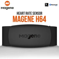 magene mover h64 heart rate monitor bluetooth4 0 ant magene sensor with chest strap computer bike wahoo garmin bt sports band