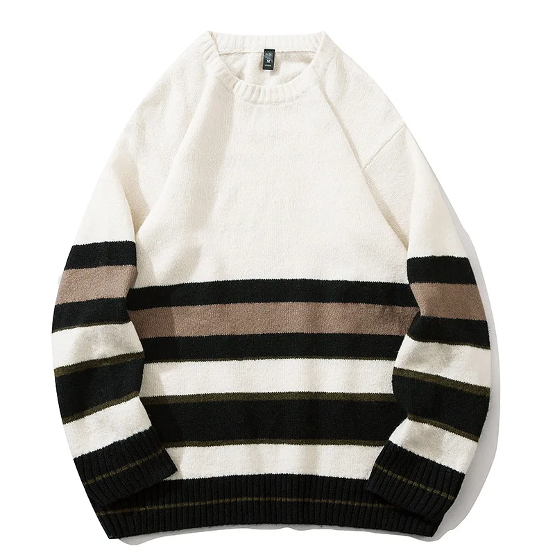 

Мужской свитер с длинным рукавом, с круглым вырезом