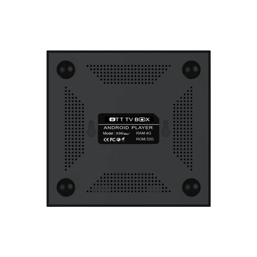 5 шт./лот X96 MAX PLUS TV BOX Android 9 0 Amlogic S905X3 4 Гб оперативной памяти 32 встроенной 64 ГБ Wi Fi