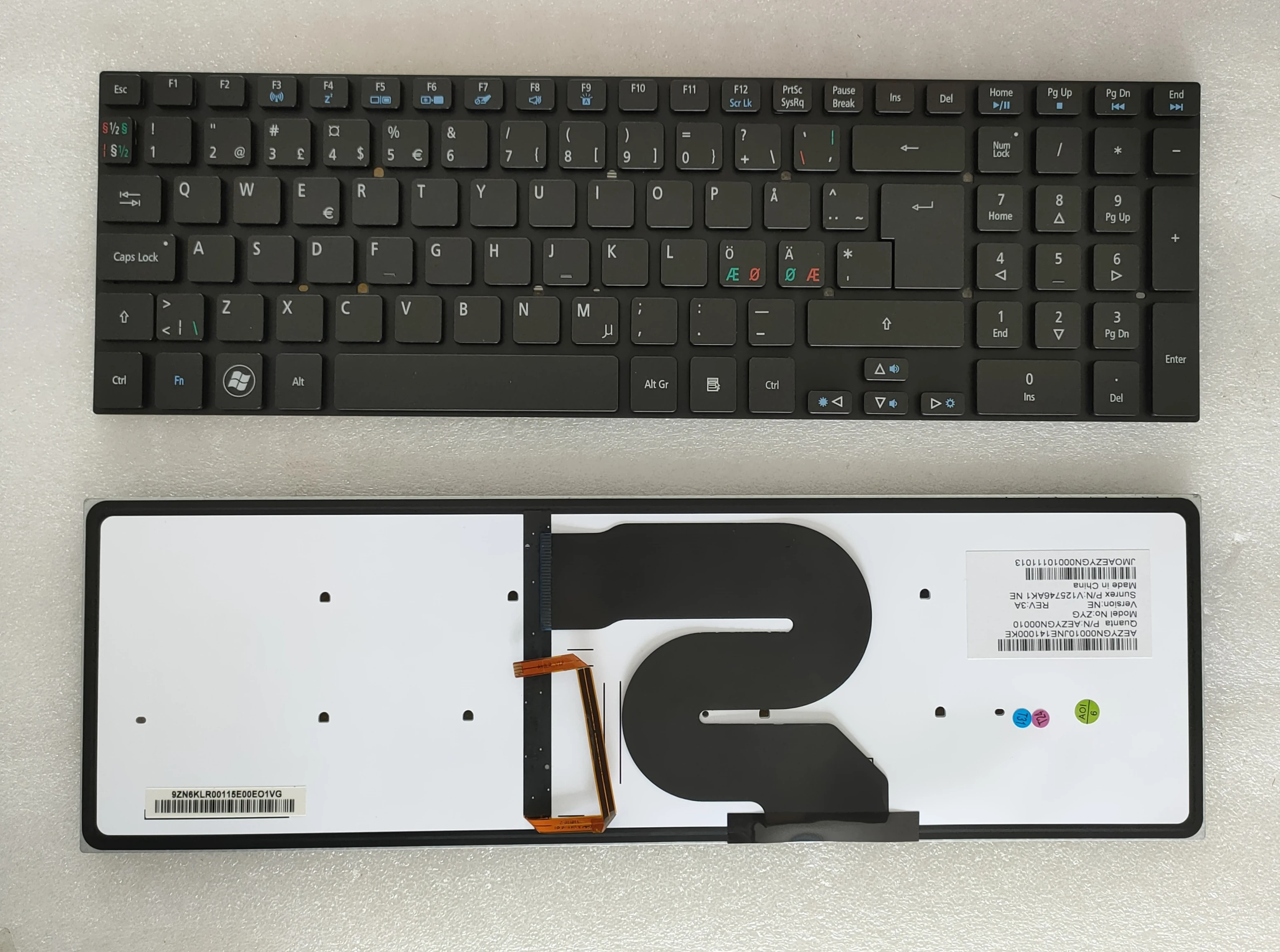 Новинка для ACER ASPIRE 5951G 5951 8951G 8951 NE языковая клавиатура Bakclit AEZYGK00010 V125746AK1 ZYG |