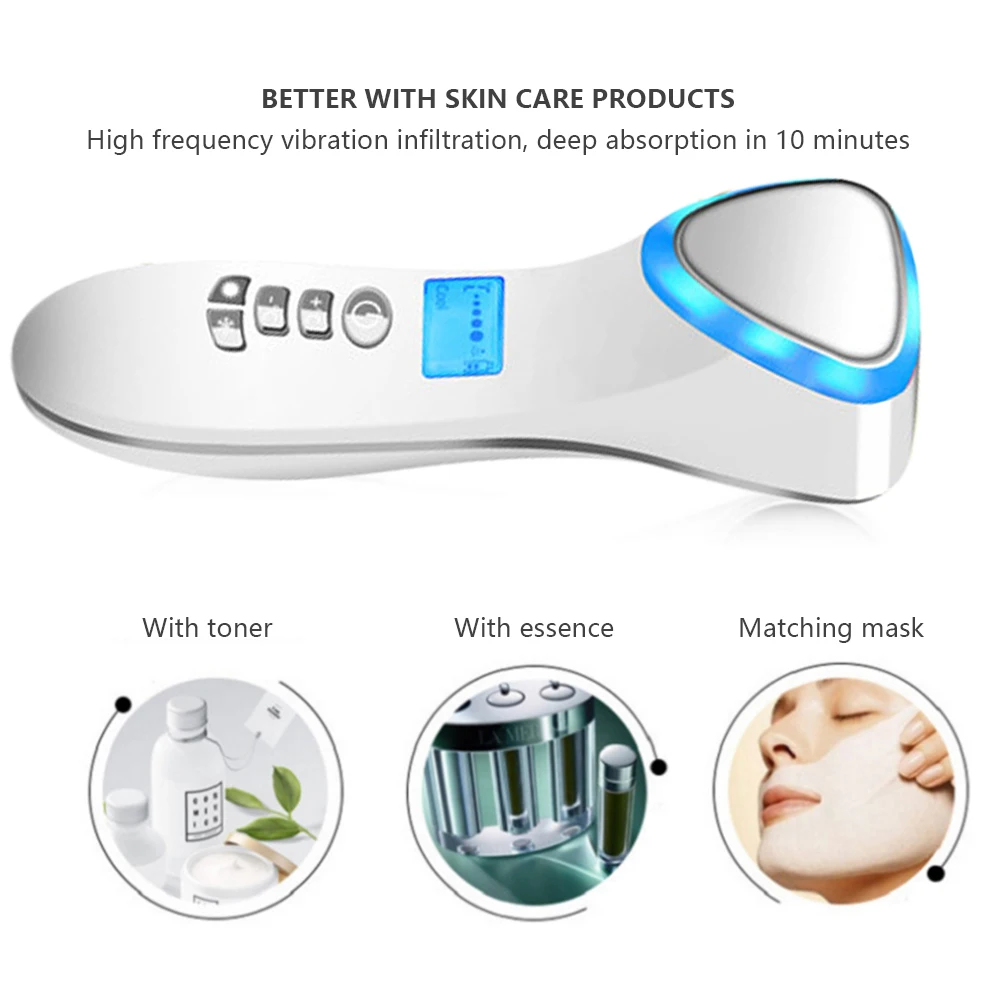 Тело лица для спа ультразвуковой криотерапия светодиодный горяче холодный