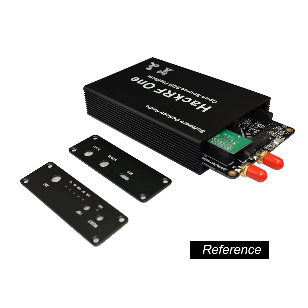 Черный алюминиевый корпус Lusya чехол шасси для HackRF One C5-009 | Электроника