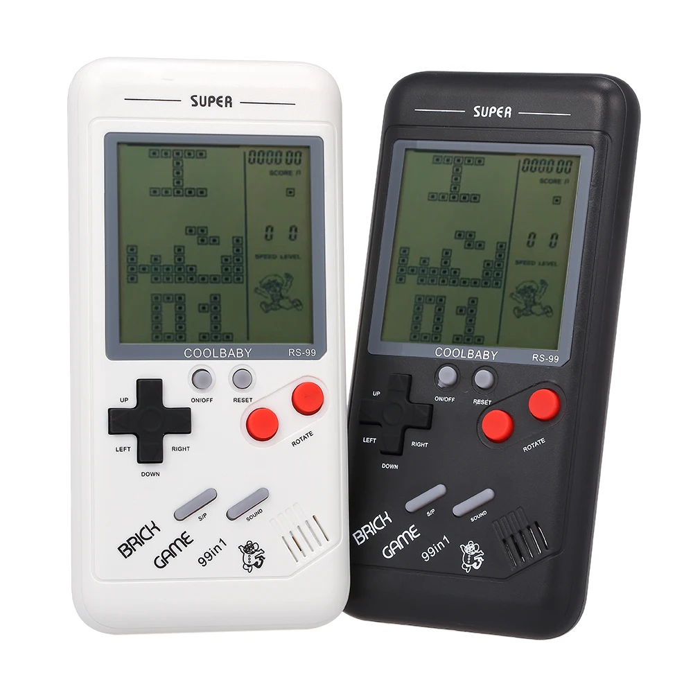 Классическая игровая консоль RS 99 игровой блок Тетрис игра головоломка