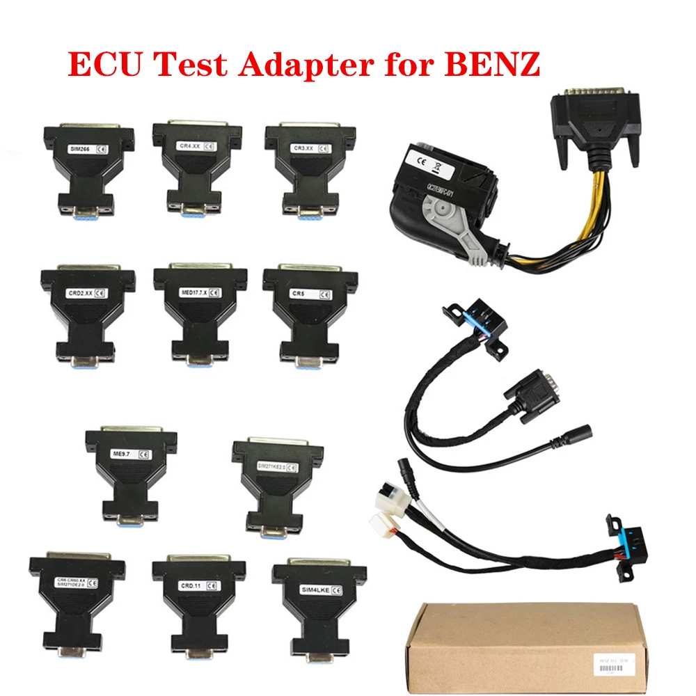 ECU Test Adapter for Benz Work with VVDI Tool MB KEY OBD2 NEC PRO57 Used to Brush All For Benz ECU High Quality