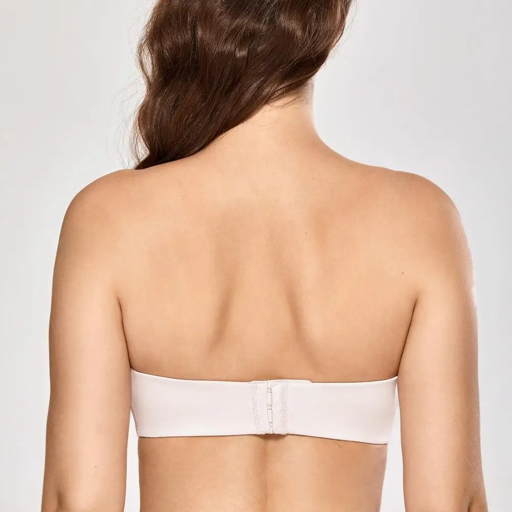 Женский кружевной бюстгальтер без бретелек с легкой подкладкой|strapless bra|lace strapless