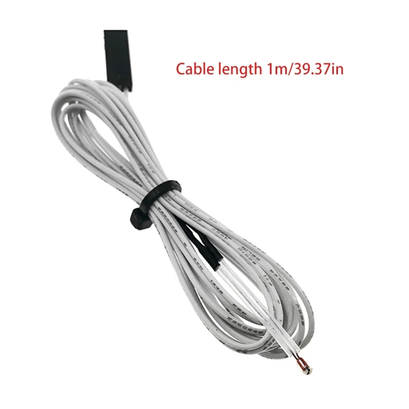 

5pcs HT-NTC 100K Thermistor Temperature Sensor Waterproof Probe Cable for Ender3/CR-10/CR-10Sr Safe and Durable
