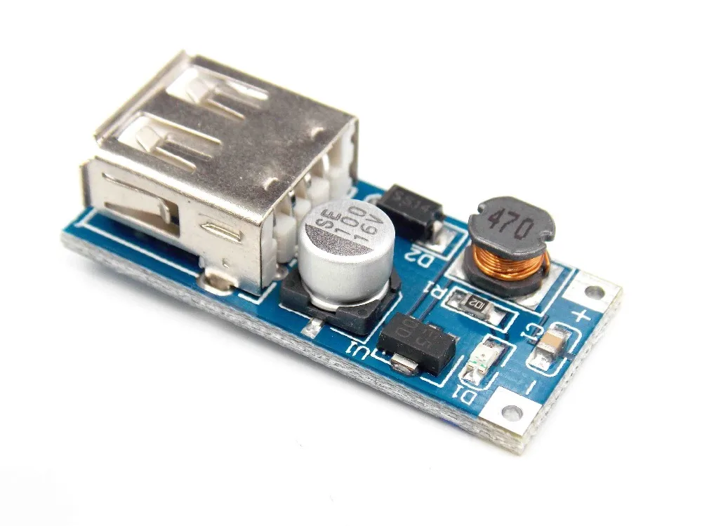 1Pcs 0.9V-5V DC-DC Регулируемый повышающий преобразователь мощности Модуль эффективности передачи 96% подлинный дешевый новый горячий товар