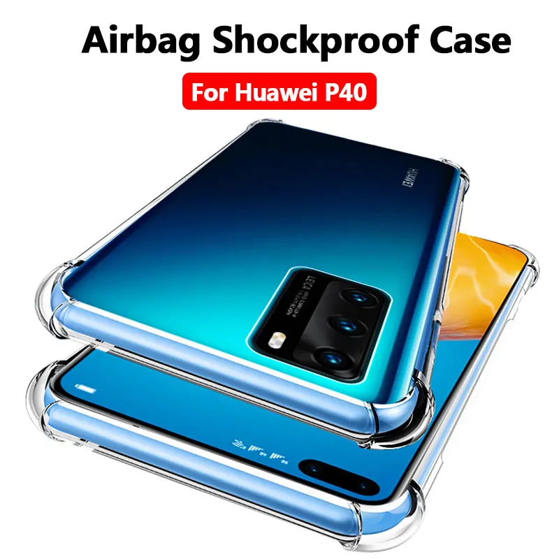 Чехол для телефона из ТПУ с воздушной подушкой Huawei P40 P30 P20 Mate 30 20 Pro Plus Lite E
