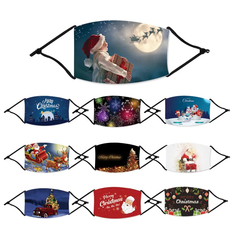 1 шт. маска для взрослых многоразовые смываемая Рождественский Снеговик