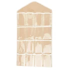 Шкафы для хранения Сумка решетки настенный шкаф нижнее бельё для девочек носки для девочек 16 карманов четкий за пакет подвесной на дверь обувной стеллаж Органайзер