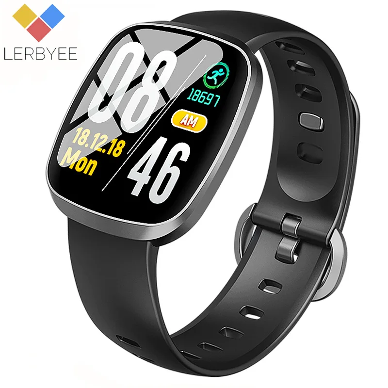 Lerbyee спортивные Смарт часы GT103 управление музыкой монитор сердечного ритма Smartwatch