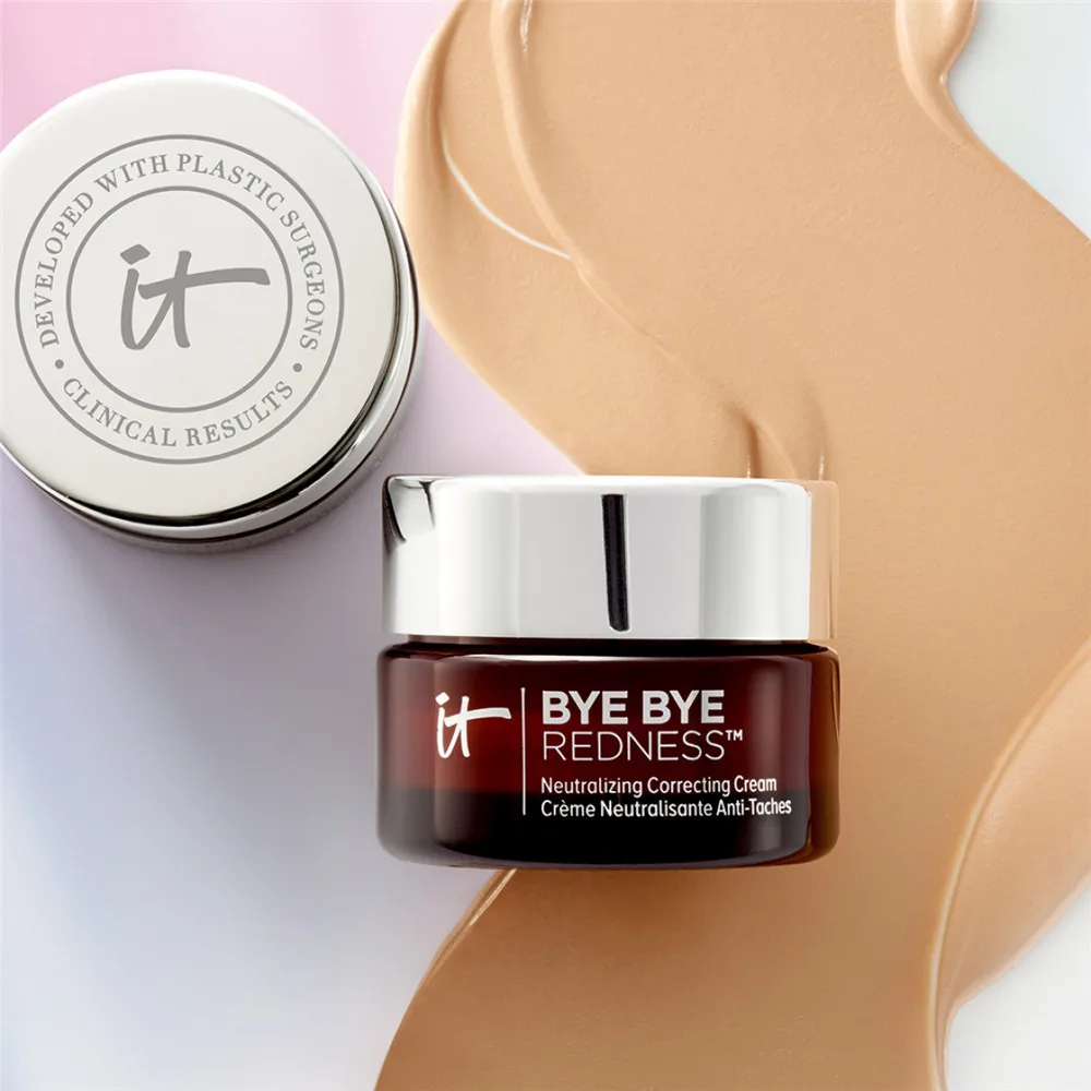 It Cosmetics, консилер для лица Bye Redness, тональный крем для коррекции цвета, 0,37 унций/11 мл