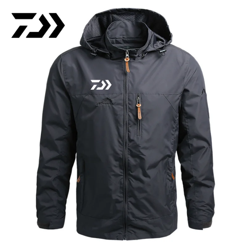 

DAIWA Brand Men Hoodie 2021Solid Color Jacket Fishing Suit Men Pullover Sportswear Harajuku Jersey Hoodie Street Fashion Style