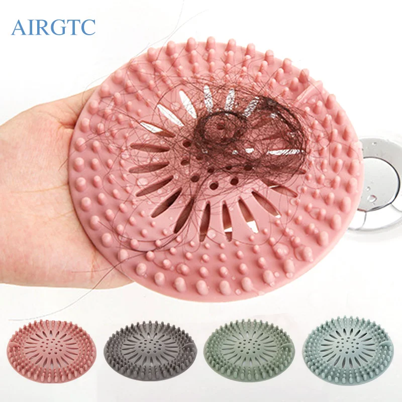 Сетчатый силиконовый дуршлаг сливной фильтр для раковины ванной комнаты