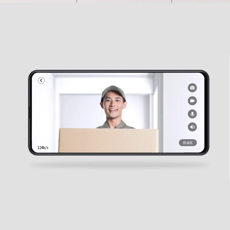 Youpin Zero AI распознавание лица 720P ИК Ночное Видение видео дверной звонок набор