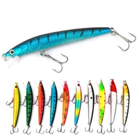bionic fishing lure minnow 10cm 7g depth 0 1 5m 3d eyes hard baits wobbler for silicone baits 1pcs fishing tackle accessory