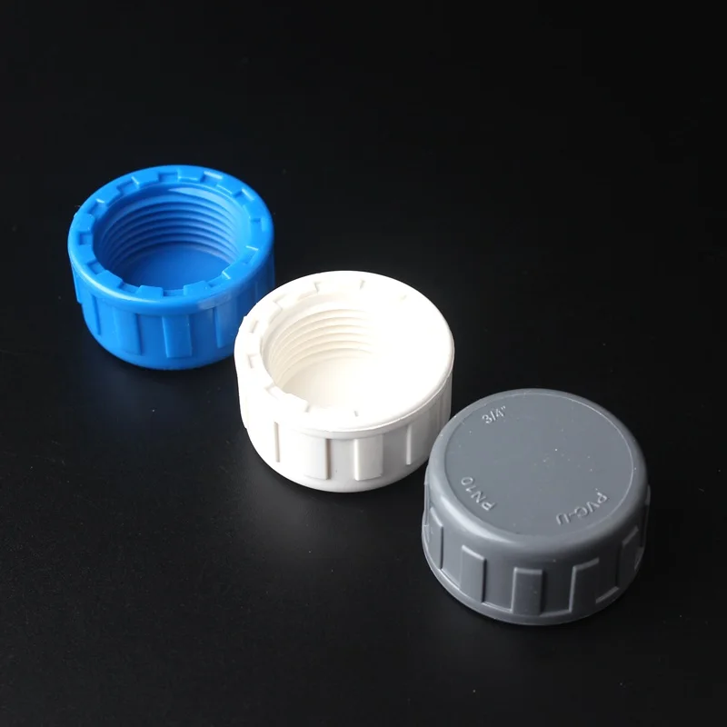 

3Pc 3/4'' Thread PVC Pipe Plug Agriculture Garden Aquarium Plastic Water Hose Stop Water Joint Accessoires Plumbing Tube Fitting