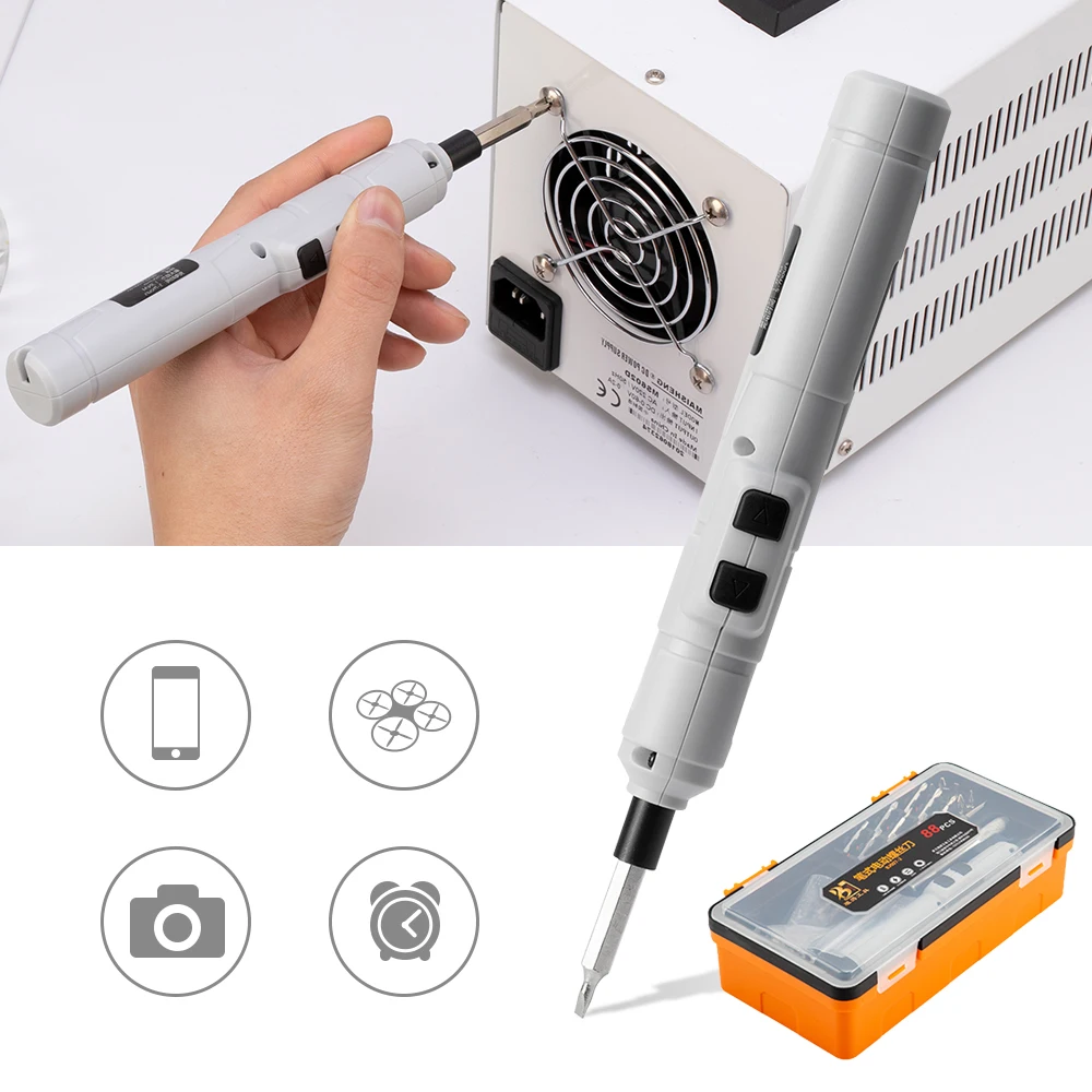 Миниатюрная электрическая отвертка 3 6 В постоянного тока набор маленьких