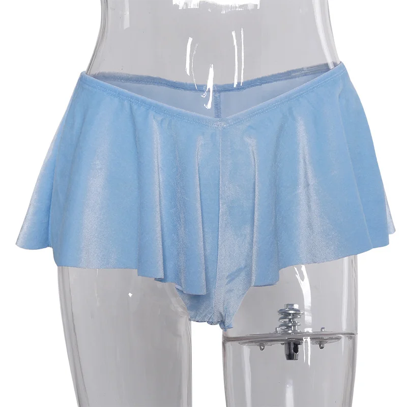 

Fashion Shorts women sexy ruffle Woman summer V waist Shorts Skirts ladies Sexy slim short pants elastic waist Loose shorts