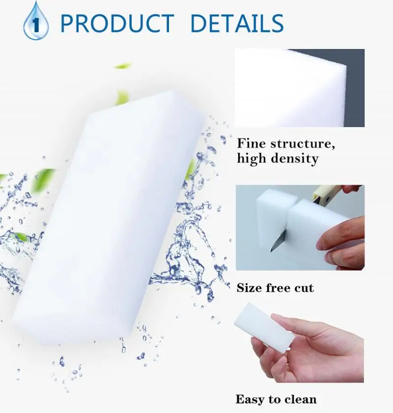 

20 Pcs Cleaning Sponge Sponge Eraser Kitchen Melamine Sponge Cleaner Cleaning Sponge For Office Bathroom