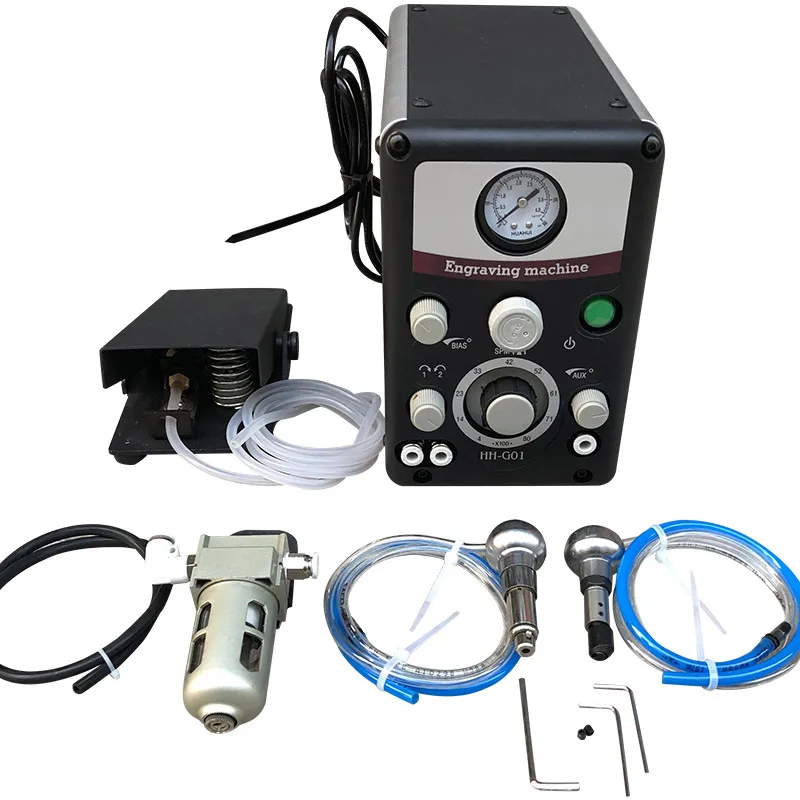 Пневматический гравировальный станок для ювелирных изделий гравировальная