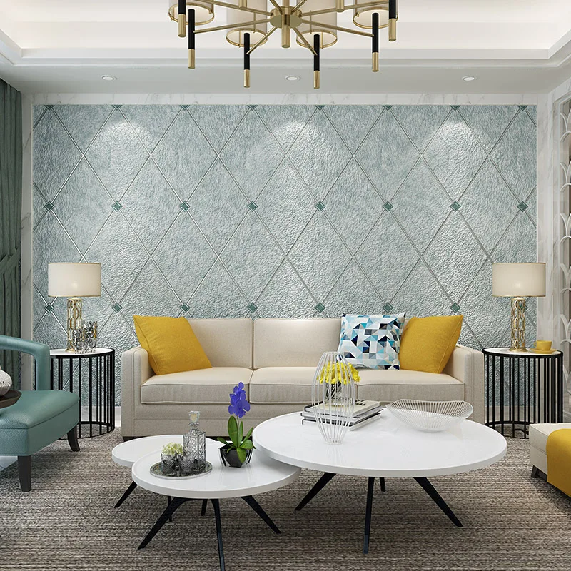 Современный минималистичный фон для телевизора в гостиной обои 3D TV настенные