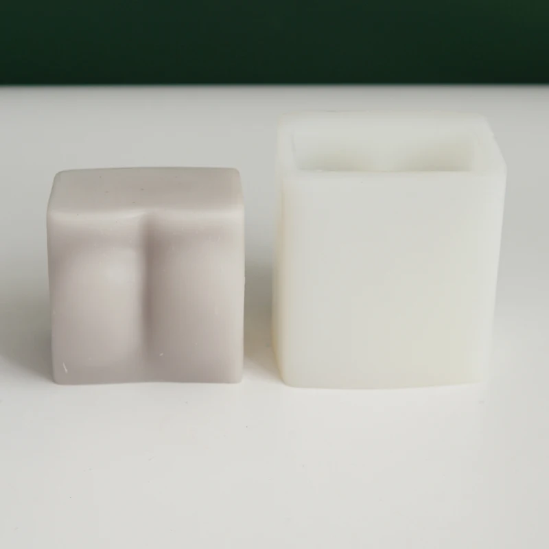 

DIY shy big butt human body silicone wax mold mold 3D hip scented candle handmade soap resin mold make home decoration ornaments