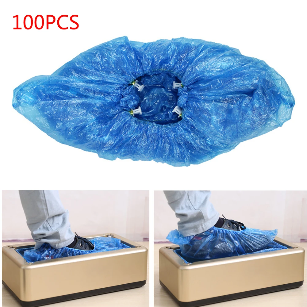 

Household Automatic Shoes Cover Machine Stepping Disposable Booties Maker Shoe Film Machine Smart Shoe Cover Dispenser