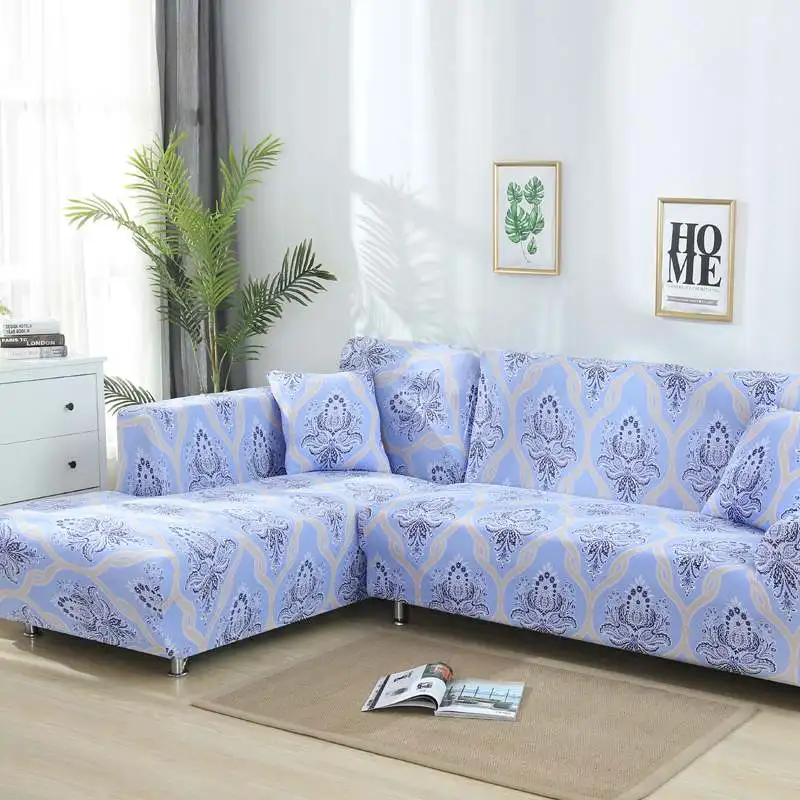 

Living Room Elastic Elegant Sectional Sofa Covers Modern Minimalist Printed Sofa Covers Muebles Living Room Furniture BC50SFT