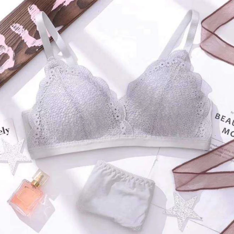 

Girls Lace Bra Seamless Underwear Halter Vest Sexy Panties Thickened Ultra-thin Bra Women's Underwear Underwear Private
