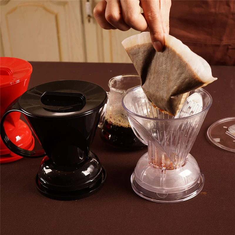

2 Natural Disposable Cone Coffee Filter Paper Fit For 2-4 Cups Designed For Coffee Makers Nice New Coffee Dripper 101/102/103