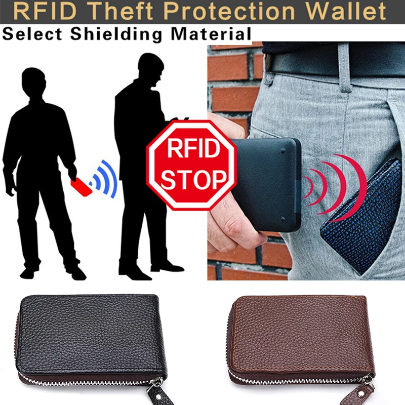 Fonmor RFID кошелек для кредитных карт держатель мужчин противокражный Кошелек Чехол