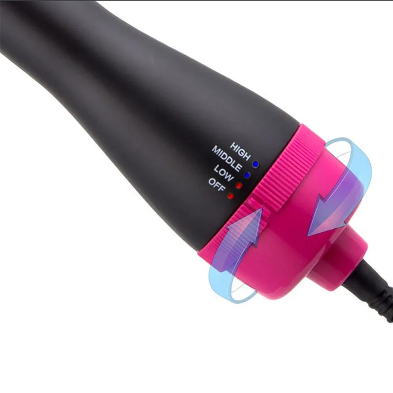 

1000W Hair Dryer Hot Air Brush Styler and Volumizer Hair Straightener Curler Comb Roller Electric Ion Blow Dryer Brush