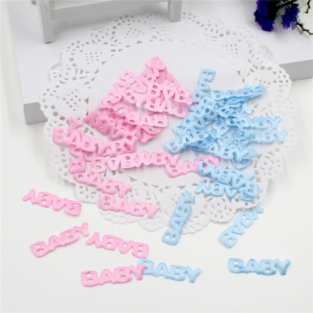 

100Pcs/Set Baby Shower Party Throwing Confetti Gender Reveal Paper Glitter Baby Cloth Confetti Decoration Boy/Girl Favor zz61
