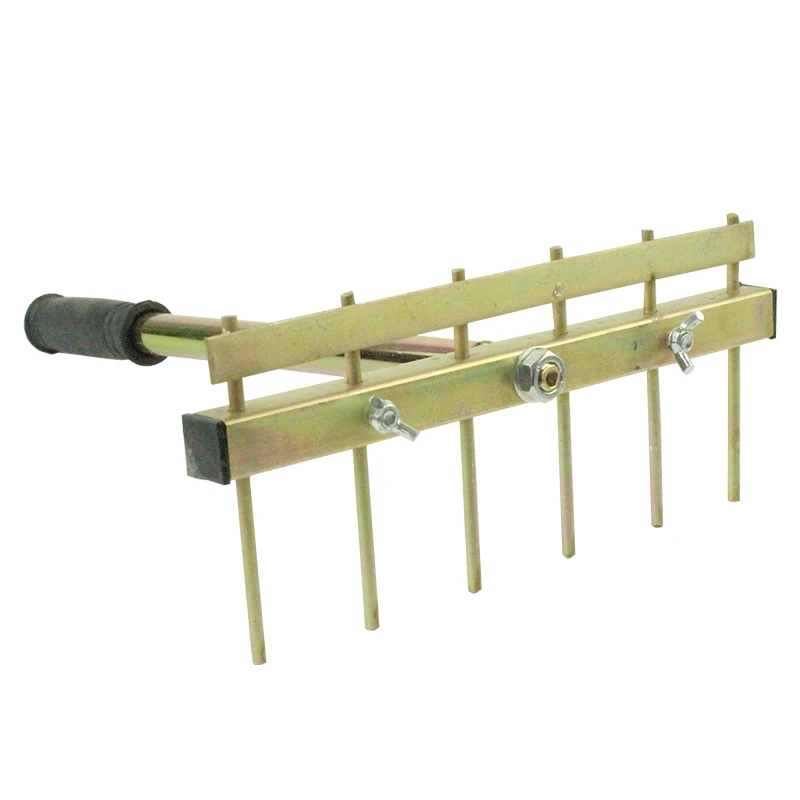 Портативный садовый культиватор со стальными брусками аэратор для копания