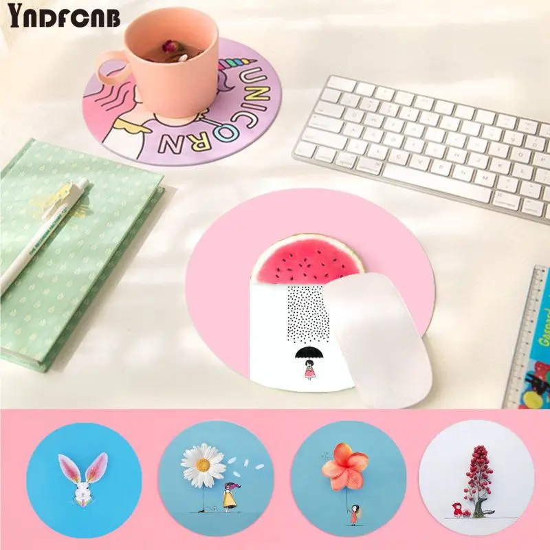 

YNDFCNB Hot Sales Beautiful Illustration Natural Rubber Gaming mousepad Desk Mat gaming Mousepad Rug For PC Laptop Notebook
