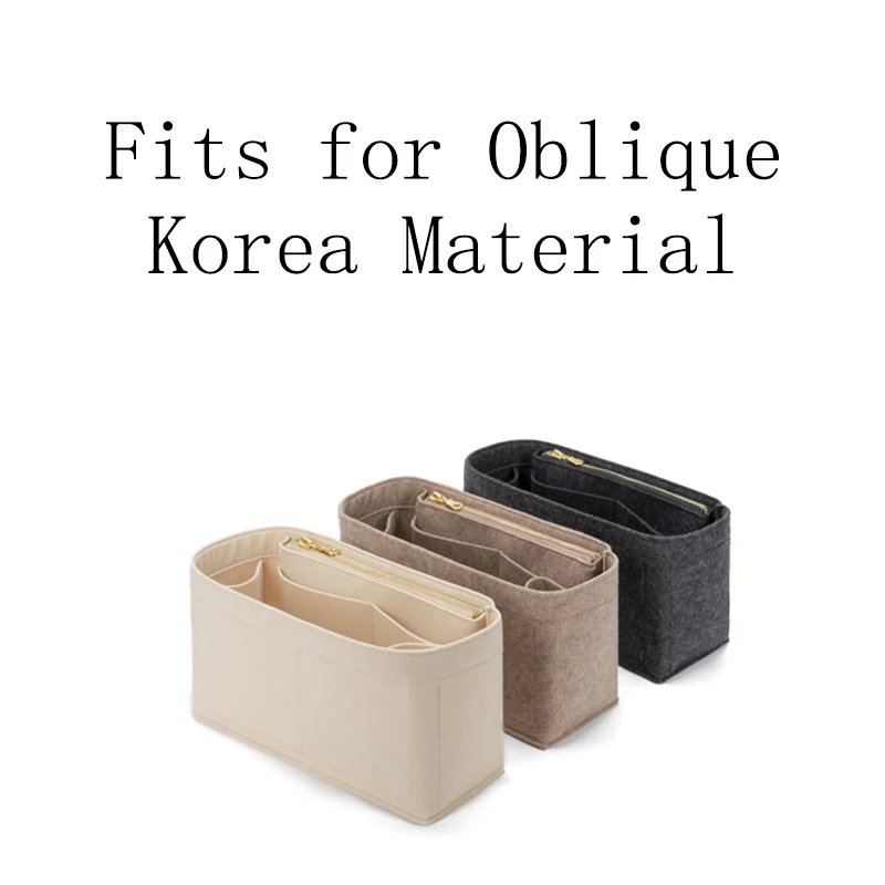 Insert Bag Organizer for Oblique Korea Material Makeup Handbag Organizer Travel Inner Purse Portable Cosmetic Inside Bags