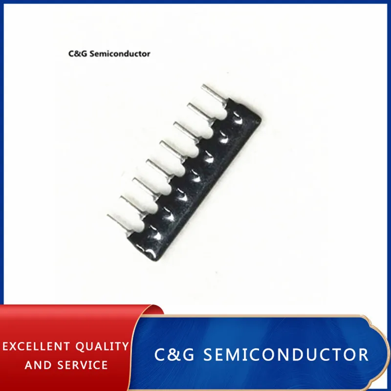 50PCS A08-103 SIP-8 10K Ohm 8 Commoned Resistor Network Array PIN 8pins | Электронные компоненты и принадлежности