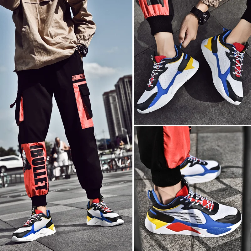 

Men's Sports Shoes Breathable Mesh Women Sneakers Couple Lace-Up Fashion Sport Shoe Outdoor Walking Training Non-Slip Footwear